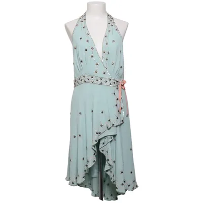 Robe portefeuille (Vert) de Temperley Soie