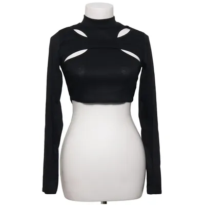 Crop top (Svart) från Rebellious Elastan, Polyester
