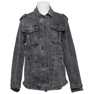 Veste en jean (Gris) de Place du Jour Coton, Élasthane