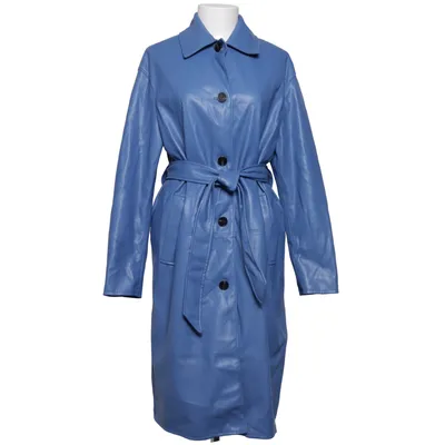 Coat (Blue) from Bershka Polyester