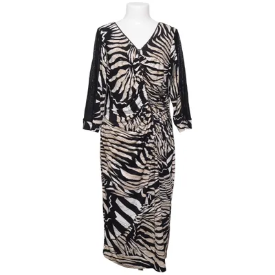 Klänning (Svart, Beige, Flerfärgad) från Tia Elastan, Polyester