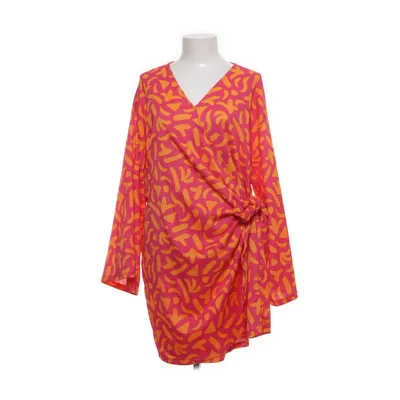 Omlottklänning (Rosa, Orange) från Smart Elastan, Polyester