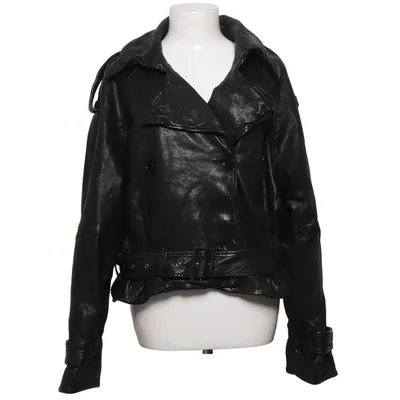 Leren jack (breite Schultern) van H&M Studio Leer, Viscose