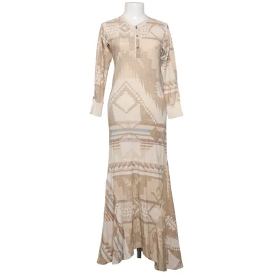 Maxi dress (Beige, White) from Polo Ralph Lauren Cotton