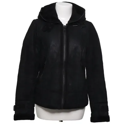 Shearlingjacka (Svart) från Freaky Nation Skinn, Polyester