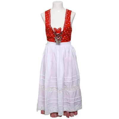 Dirndl (Red, White) from Turi Landhaus Cotton