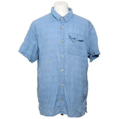 Korte mouwen shirt (Blauw) van Royal Robbins Hennep, Organisch katoen, Gerecycled polyester
