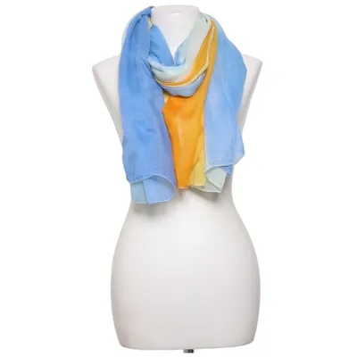 Châle (Bleu, Jaune, Orange) de Eucerin Polyester