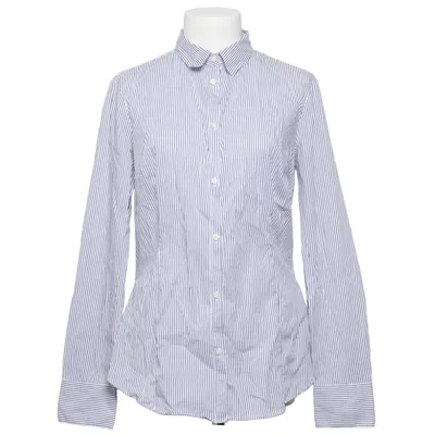 Shirt (Blauw, Wit) van United Colors of Benetton Katoen, Elastaan, Polyester