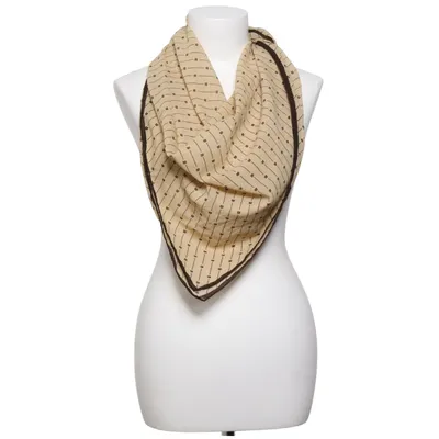 Silketørklæde (Beige, Brun)