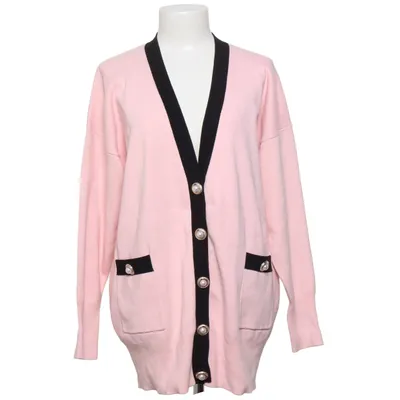 Cardigan (Pink, Black) from Rebecca Vallance Cotton, Polyamide