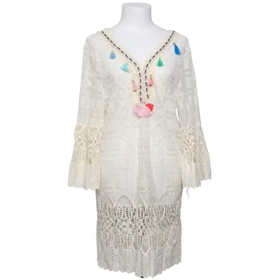 Beach dress (Beige, Multicolored) from Miho's Cotton, Polyester