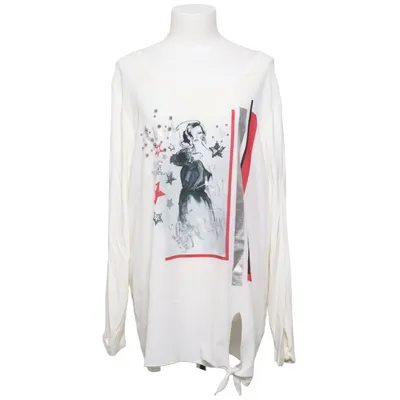 Lange mouwen shirt (Wit, Meerkleurig) van Liberty Woman Elastaan, Polyester, Viscose