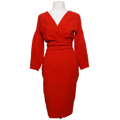 Wikkeljurk (Rood) van Boohoo Elastaan, Polyester