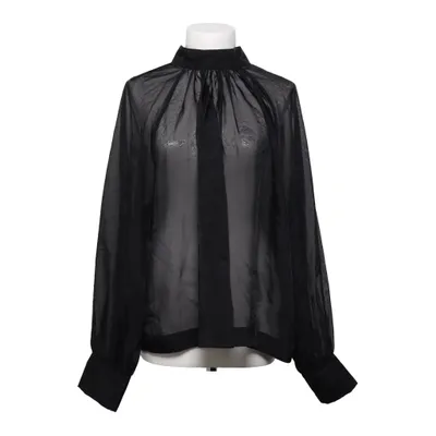 Sløjfebluse (Sort) fra By Malina Polyester