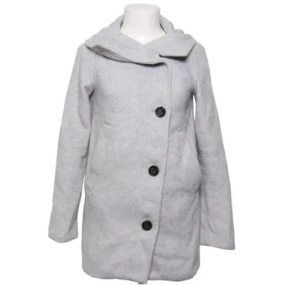 Manteau (Gris) de Bershka Collection Polyester, Laine