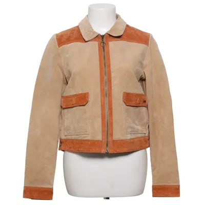 Veste en cuir (Beige, Marron) de Pepe Jeans Cuir, Polyester, Viscose