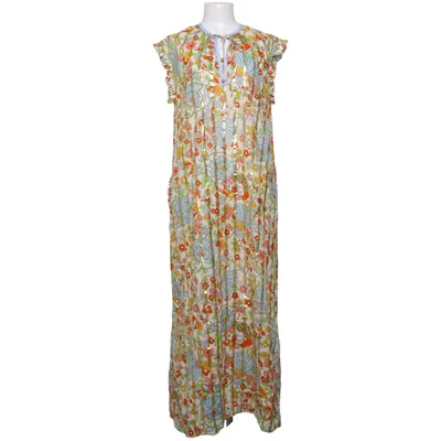 Robe longue (Caftan Playa) de Manoush Coton, Fibre métallique