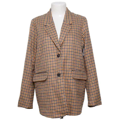 Kavaj (Brun, Blå, Vit) från First Class Collection Polyester