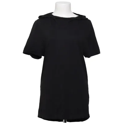 Short sleeve hoodie (Black) from Mouli Cotton, Modal