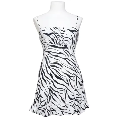 Jurk (Zwart, Wit) van Bershka Viscose