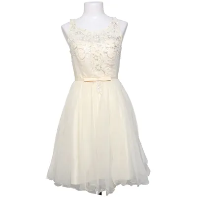 Cocktailkjole (Beige) fra Flowerby Charm's Polyester