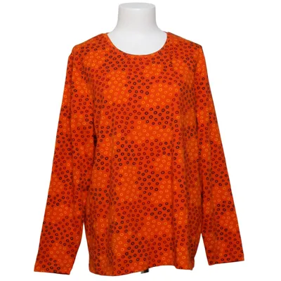 Lange mouwen shirt (Oranje, Meerkleurig) van Gudrun Sjödén Katoen, Elastaan