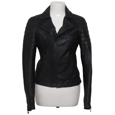 Bikerjack (Zwart) van Goosecraft Leer
