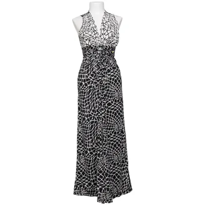 Robe longue (Noir, Blanc) de Chiara Forthi First Line Élasthane, Polyester