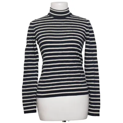 Turtleneck (Blue, White) from Samsøe & Samsøe Merino wool