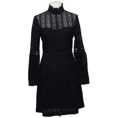 Dress (Black) from Claudie Pierlot Cotton, Polyamide, Polyester, Viscose