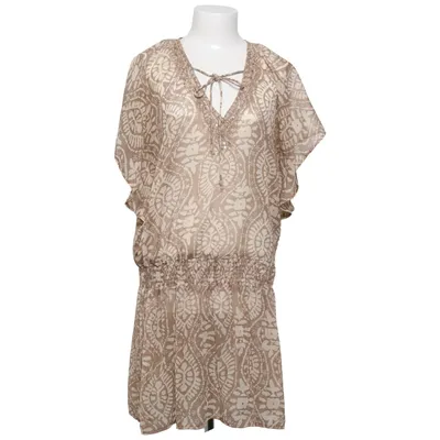 Strandkjole (Beige, Hvid) fra Flash Woman Polyester