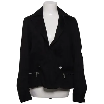 Jacke (Schwarz) von Created by Chic Baumwolle, Elasthan