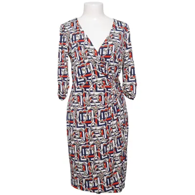 Wikkeljurk (Blauw, Wit, Rood) van Laundry by Shelli Segal Elastaan, Polyester