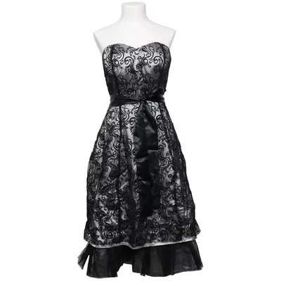 Cocktailklänning (Svart, Vit) från Lindy Bop Polyester