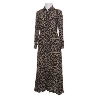 Maxi jurk (Bruin, Zwart, Meerkleurig) van Zara Woman