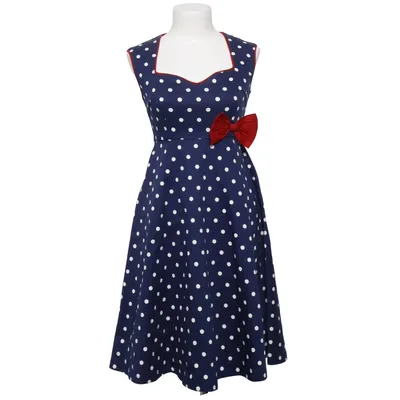 Jurk (Leda) van Lindy Bop Katoen, Elastaan, Polyester