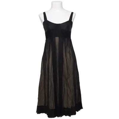 Klänning (Svart) från Turnover Bomull, Polyamid, Silke
