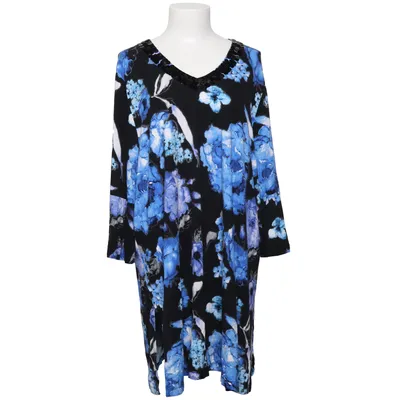 Tuniek (Blauw, Zwart, Meerkleurig) van Ulla Popken Elastaan, Viscose