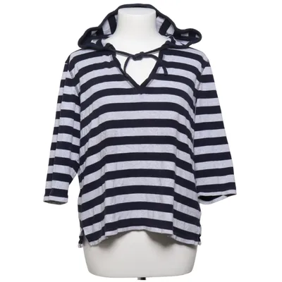 Short sleeve hoodie (Blue, Gray) from Karen Scott Cotton