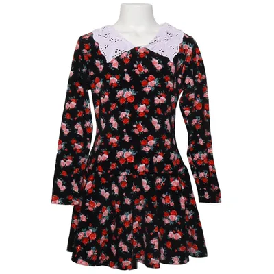 Kleid (Schwarz, Rot, Pink) von European Kids Lindex Baumwolle, Polyamid