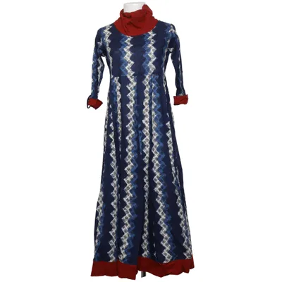 Maxi jurk (Blauw, Rood, Wit) van Iyshi