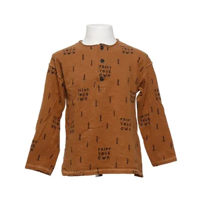 T-shirt à manches longues (Marron) de Play Up Coton biologique