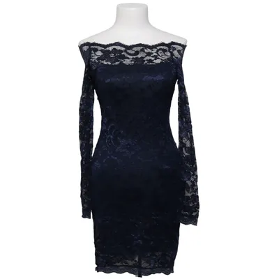 Robe de cocktail (Bleu, Noir) de Model Behaviour Élasthane, Polyamide, Polyester