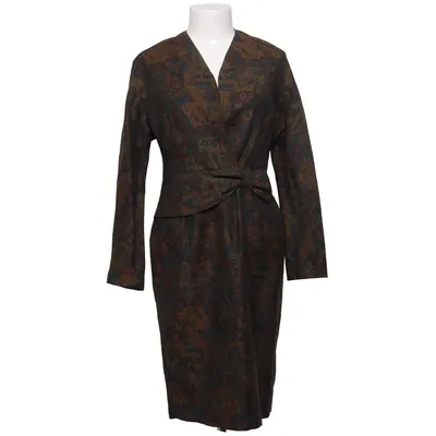 Robe portefeuille (Marron, Multicolore) de M. Costas