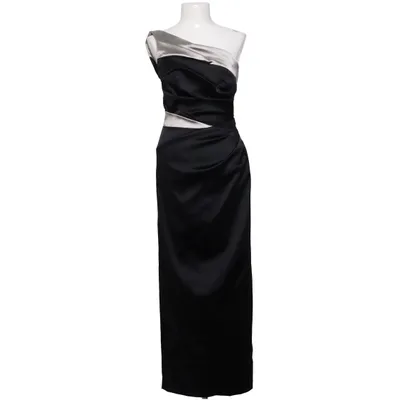Evening gown (Black, Silver) from Karen Millen Acetate, Elastane, Polyamide