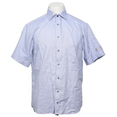 Chemise à manches courtes (Bleu) de Oscar of Sweden Coton