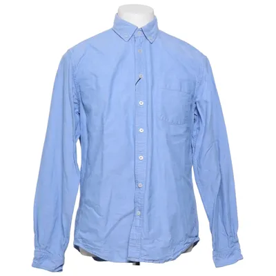 Buttondown-skjorta (Blå) från Dressmann Bomull