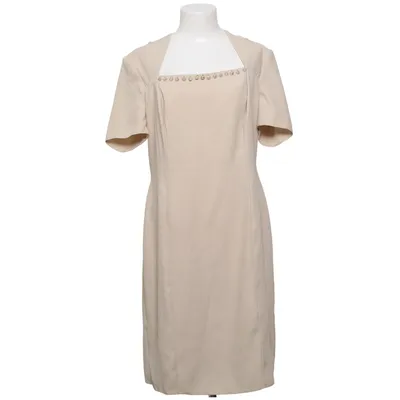 Jurk (Beige) van Eurofashion Polyester
