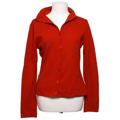 Cardigan (Rood) van Maud Adams Wardrobe Wol